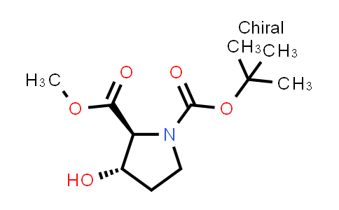 (2S,3S)-1-(tert-Butoxycarbonyl)-3-hydroxy-pyrrolidine-2-carboxylic acid methyl ester