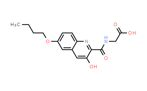2-(6-Butoxy-3-hydroxyquinoline-2-carboxamido)acetic acid