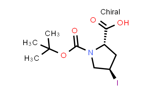 (2S,4R)-1-(tert-Butoxycarbonyl)-4-iodopyrrolidine-2-carboxylic acid