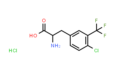 2-Amino-3-(4-chloro-3-(trifluoromethyl)phenyl)propanoic acid hydrochloride