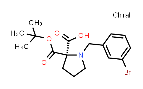 (R)-1-(3-Bromobenzyl)-2-(tert-butoxycarbonyl)pyrrolidine-2-carboxylic acid