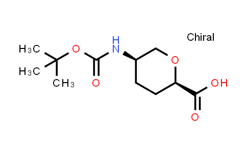 cis-5-((tert-Butoxycarbonyl)amino)tetrahydro-2H-pyran-2-carboxylic acid