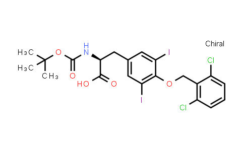 (S)-2-((tert-Butoxycarbonyl)amino)-3-(4-((2,6-dichlorobenzyl)oxy)-3,5-diiodophenyl)propanoic acid
