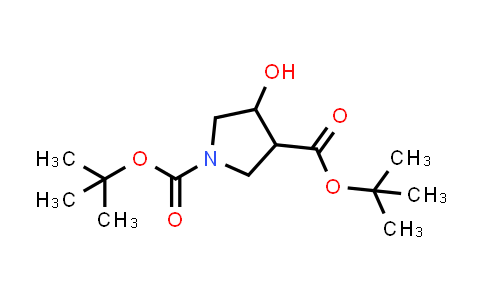 Di-tert-butyl 4-hydroxypyrrolidine-1,3-dicarboxylate