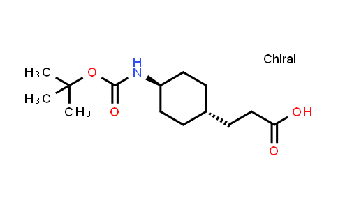 3-(trans-4-((tert-Butoxycarbonyl)amino)cyclohexyl)propanoic acid
