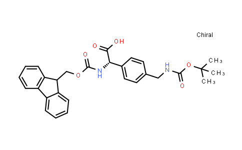 (S)-2-((((9H-Fluoren-9-yl)methoxy)carbonyl)amino)-2-(4-(((tert-butoxycarbonyl)amino)methyl)phenyl)acetic acid