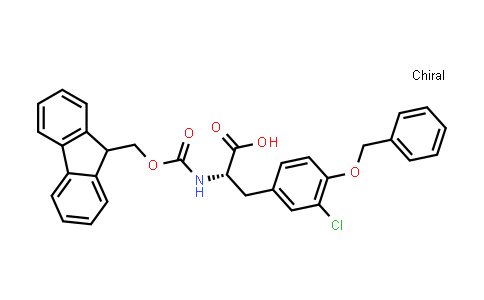 (S)-2-((((9H-Fluoren-9-yl)methoxy)carbonyl)amino)-3-(4-(benzyloxy)-3-chlorophenyl)propanoic acid
