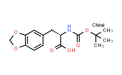 (S)-3-(Benzo[d][1,3]dioxol-5-yl)-2-((tert-butoxycarbonyl)amino)propanoic acid