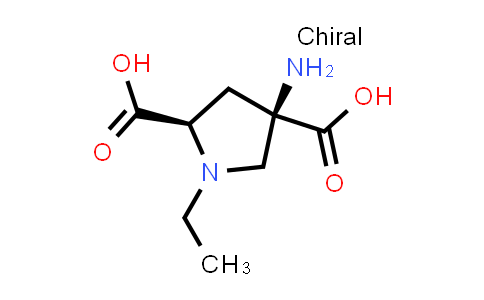 (2R,4R)-4-Amino-1-ethylpyrrolidine-2,4-dicarboxylic acid