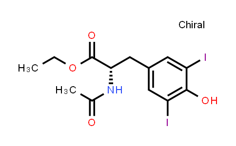 (S)-Ethyl 2-acetamido-3-(4-hydroxy-3,5-diiodophenyl)propanoate
