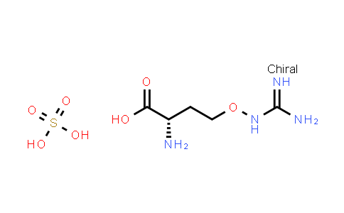 (S)-2-Amino-4-(guanidinooxy)butanoic acid compound with sulfuric acid (1:1)
