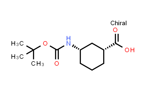 (1R,3S)-3-((tert-Butoxycarbonyl)amino)cyclohexanecarboxylic acid