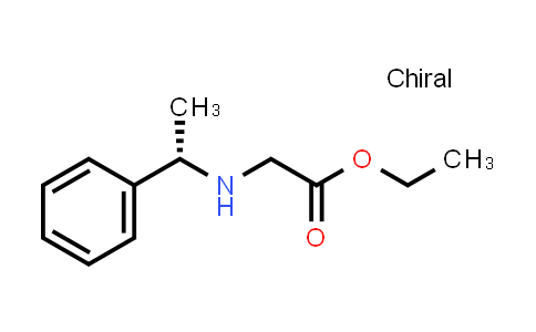 Ethyl (S)-2-(1-phenylethylamino)acetate