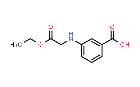 3-((2-Ethoxy-2-oxoethyl)amino)benzoic acid