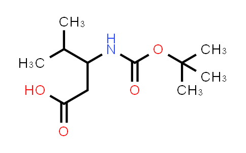 DL-3-((tert-Butoxycarbonyl)amino)-4-methylpentanoic acid