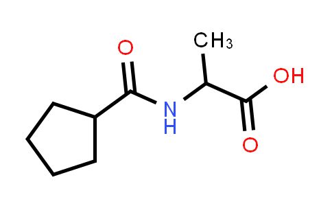 2-(Cyclopentanecarboxamido)propanoic acid
