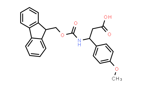 3-((((9H-Fluoren-9-yl)methoxy)carbonyl)amino)-3-(4-methoxyphenyl)propanoic acid