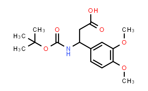 3-((tert-Butoxycarbonyl)amino)-3-(3,4-dimethoxyphenyl)propanoic acid