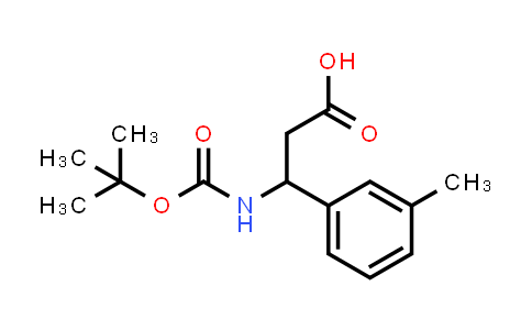 3-((tert-Butoxycarbonyl)amino)-3-(m-tolyl)propanoic acid
