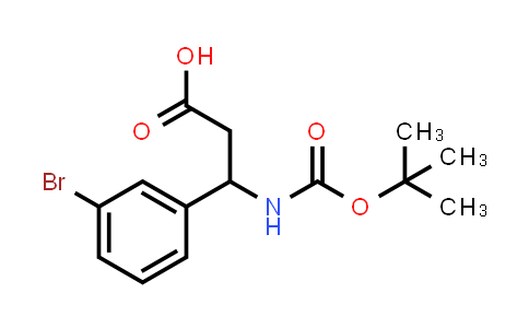 3-(3-Bromophenyl)-3-((tert-butoxycarbonyl)amino)propanoic acid