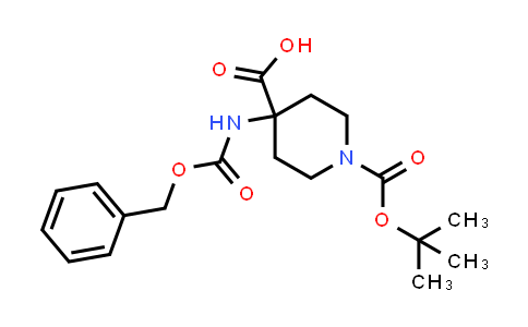 4-(((Benzyloxy)carbonyl)amino)-1-(tert-butoxycarbonyl)piperidine-4-carboxylic acid