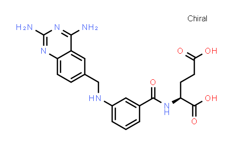 (S)-2-(3-(((2,4-Diaminoquinazolin-6-yl)methyl)amino)benzamido)pentanedioic acid