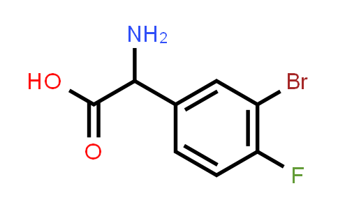 2-Amino-2-(3-bromo-4-fluorophenyl)acetic acid
