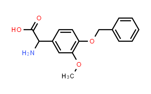 2-Amino-2-(4-(benzyloxy)-3-methoxyphenyl)acetic acid