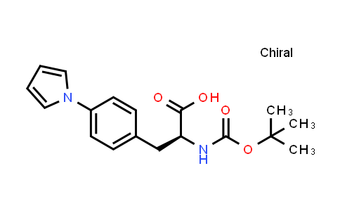 (S)-3-(4-(1H-Pyrrol-1-yl)phenyl)-2-((tert-butoxycarbonyl)amino)propanoic acid