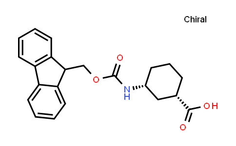 (1S,3R)-3-((((9H-Fluoren-9-yl)methoxy)carbonyl)amino)cyclohexanecarboxylic acid