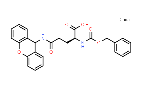 (S)-5-((9H-Xanthen-9-yl)amino)-2-(((benzyloxy)carbonyl)amino)-5-oxopentanoic acid