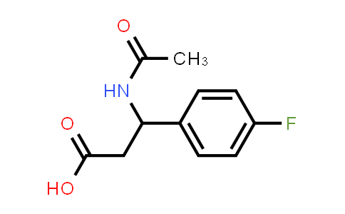 3-Acetamido-3-(4-fluorophenyl)propanoic acid
