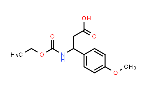 3-((Ethoxycarbonyl)amino)-3-(4-methoxyphenyl)propanoic acid