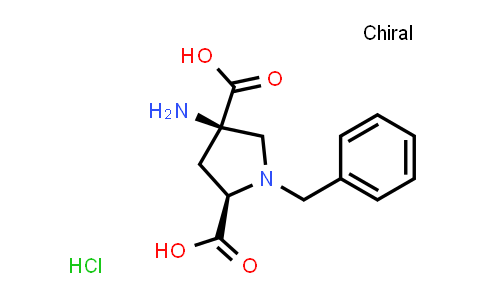(2R,4R)-4-Amino-1-benzylpyrrolidine-2,4-dicarboxylic acid hydrochloride