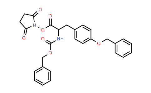 2,5-Dioxopyrrolidin-1-yl 2-(((benzyloxy)carbonyl)amino)-3-(4-(benzyloxy)phenyl)propanoate