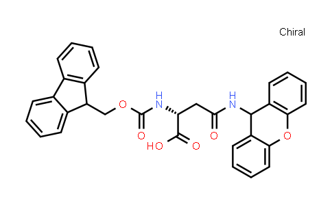 (R)-2-((((9H-Fluoren-9-yl)methoxy)carbonyl)amino)-4-((9H-xanthen-9-yl)amino)-4-oxobutanoic acid