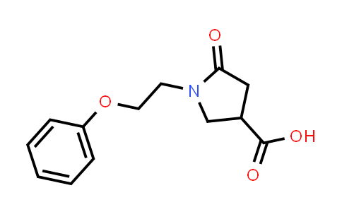 5-Oxo-1-(2-phenoxyethyl)pyrrolidine-3-carboxylic acid