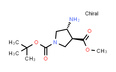 (3S,4R)-1-tert-Butyl 3-methyl 4-aminopyrrolidine-1,3-dicarboxylate