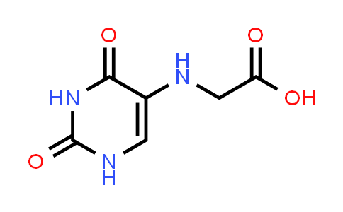 2-((2,4-Dioxo-1,2,3,4-tetrahydropyrimidin-5-yl)amino)acetic acid