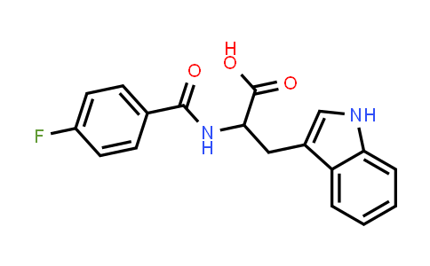 2-(4-Fluorobenzamido)-3-(1H-indol-3-yl)propanoic acid
