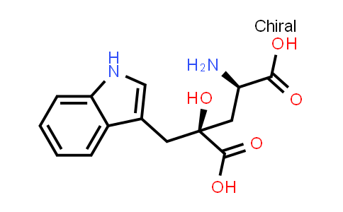 (2S,4R)-2-((1H-Indol-3-yl)methyl)-4-amino-2-hydroxypentanedioic acid