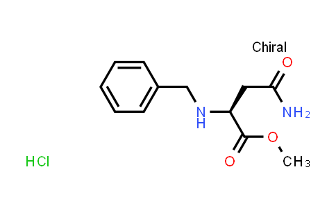 (S)-Methyl 4-amino-2-(benzylamino)-4-oxobutanoate hydrochloride