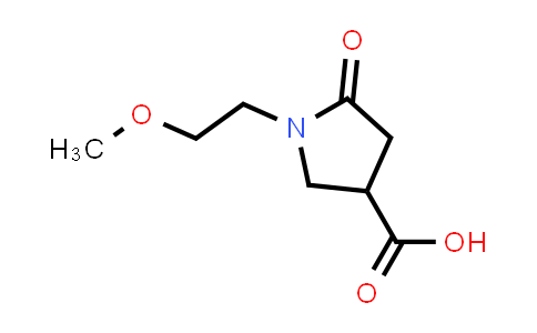 1-(2-Methoxyethyl)-2-oxopyrrolidine-4-carboxylic Acid