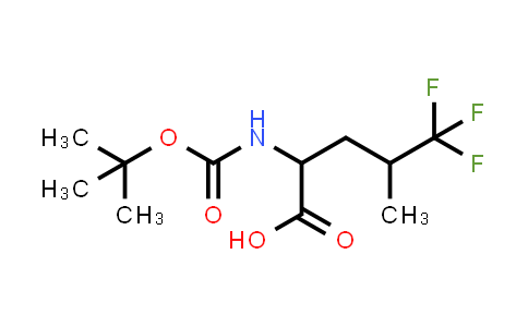2-((tert-Butoxycarbonyl)amino)-5,5,5-trifluoro-4-methylpentanoic acid