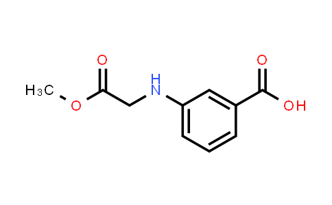 3-((2-Methoxy-2-oxoethyl)amino)benzoic acid