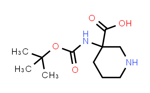 3-((tert-Butoxycarbonyl)amino)piperidine-3-carboxylic acid