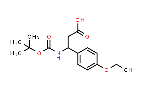 3-((tert-Butoxycarbonyl)amino)-3-(4-ethoxyphenyl)propanoic acid