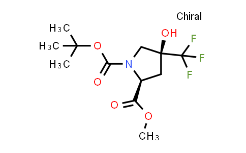 (2S,4S)-1-tert-Butyl 2-methyl 4-hydroxy-4-(trifluoromethyl)pyrrolidine-1,2-dicarboxylate