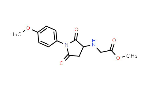 Methyl 2-((1-(4-methoxyphenyl)-2,5-dioxopyrrolidin-3-yl)amino)acetate