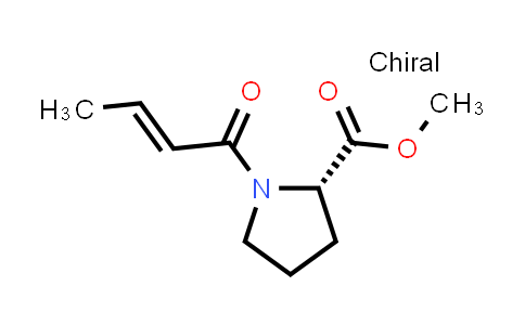 (S,E)-Methyl 1-(but-2-enoyl)pyrrolidine-2-carboxylate